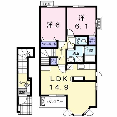 グランデヒサノＢ 202【管理NO：1-013200602-02020】 ★家具家電は申し込み後に搬入します 2026年07月中旬入居可能の外観画像