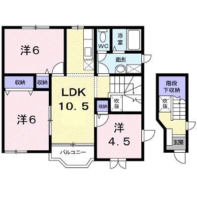 クレセント新町Ⅱ 203【管理NO：1-007074901-02030】 ★家具家電は申し込み後に搬入します★の外観画像