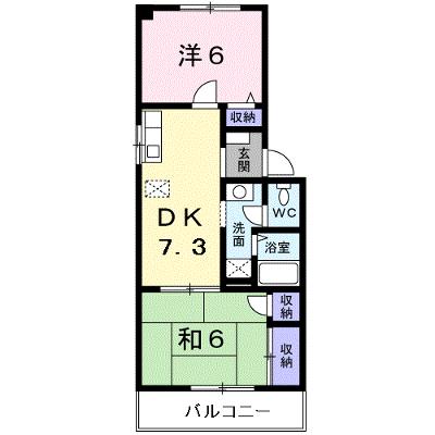 ドミールエスポア 202【管理NO：1-005736501-02020】 ★家具家電は申し込み後に搬入しますの外観画像