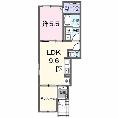 ラ・エスペランサ 101【管理NO：1-028562001-01010】 ★家具家電は申し込み後に搬入しますの外観画像