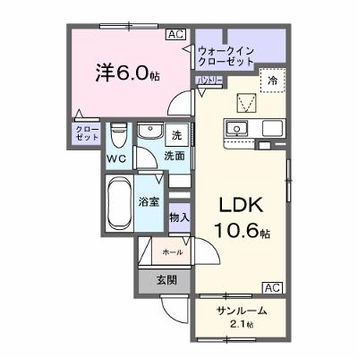 パーシモンⅢ 102【管理NO：1-028447301-01020】 ★家具家電は申し込み後に搬入します★ ★2026年10月上旬入居可能★の外観画像