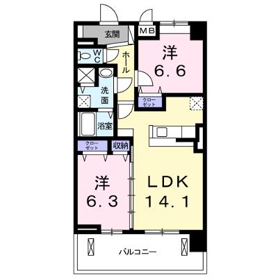ミル・ベネフィス 107【管理NO：1-019854901-01060】 ★家具家電は申し込み後に搬入します★の外観画像