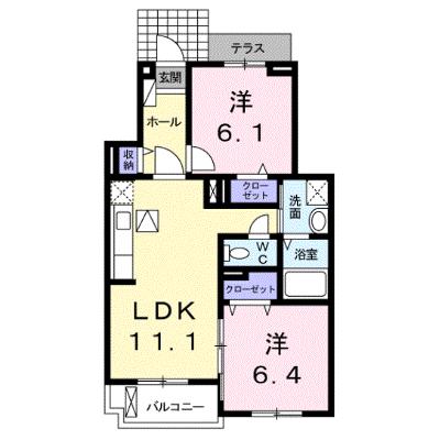ラフィナート　Ｅ 102【管理NO：1-018771402-01020】 ★家具家電は申し込み後に搬入します★ ★2026年08月中旬入居可能★の外観画像