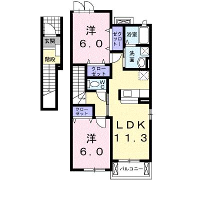 サンクレスト 202【管理NO：1-017507601-02020】 ★家具家電は申し込み後に搬入しますの外観画像