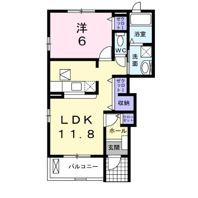 クレセントＳＡＴＯ 101【管理NO：1-016775501-01010】 ★家具家電は申し込み後に搬入します 2026年07月下旬入居可能の外観画像