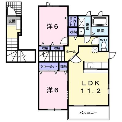 グランヒルＡ 201【管理NO：1-014989301-02010】 ★家具家電は申し込み後に搬入します 2026年07月下旬入居可能の外観画像