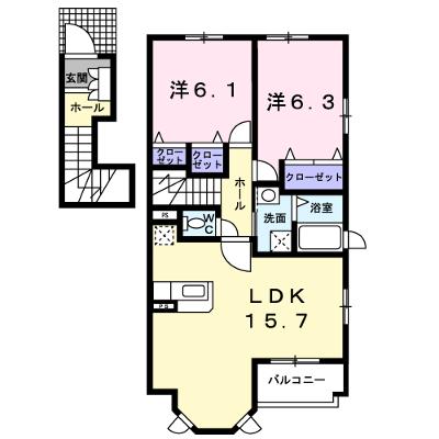 マ－ベラス新知台　Ｂ棟 201【管理NO：1-014560602-02010】 ★家具家電は申し込み後に搬入します★の外観画像