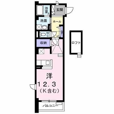 プラネットＡ 205【管理NO：1-012845801-02040】 ★家具家電は申し込み後に搬入しますの外観画像