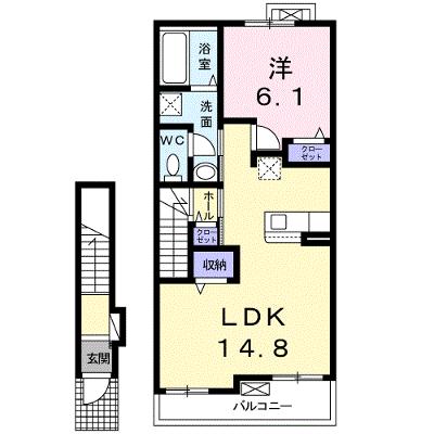 ピアグラード　Ｃ 202【管理NO：1-024951501-02020】 ★家具家電は申し込み後に搬入します★の外観画像