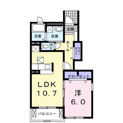 ロウクワト 101【管理NO：1-014488301-01010】 ★家具家電は申し込み後に搬入します 2026年07月中旬入居可能の外観画像