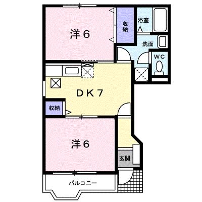 プリムヴェルⅠ 101【管理NO：1-010321201-01010】 ★家具家電は申し込み後に搬入しますの外観画像
