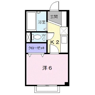 メゾン　アイリス 102【管理NO：1-007748401-01020】 ★家具家電は申し込み後に搬入しますの外観画像