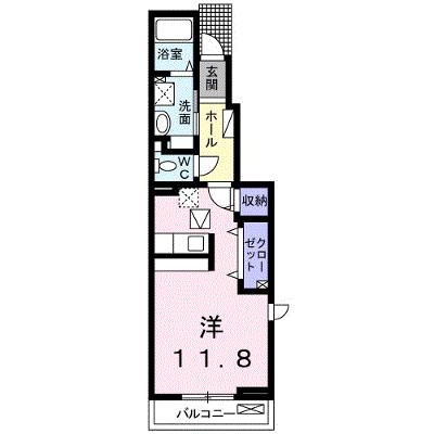 カーサ　コスモス 101【管理NO：1-024416201-01010】 ★家具家電は申し込み後に搬入します★の外観画像