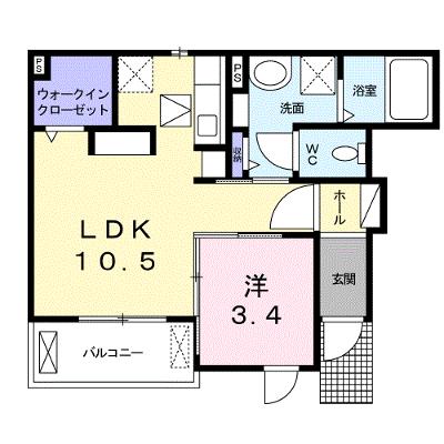 ツヴァイ中川 102【管理NO：1-022874201-01020】 ★家具家電は申し込み後に搬入しますの外観画像