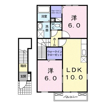 ビューティフル　ムーン　Ⅱ 203【管理NO：1-014555602-02030】 ★家具家電は申し込み後に搬入します★の外観画像