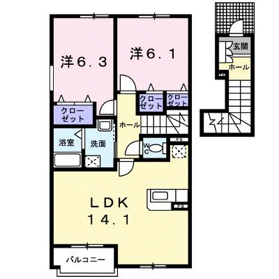 ピクシー　ヒルズ　Ｂ 203【管理NO：1-013241002-02030】 ★家具家電は申し込み後に搬入しますの外観画像