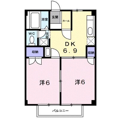 サンシャイン赤尾台 203【管理NO：1-006587101-02030】 ★家具家電は申し込み後に搬入します 2026年07月中旬入居可能の外観画像