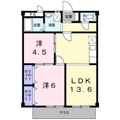 三滝ハイツ 1B【管理NO：1-003828401-01020】の外観画像