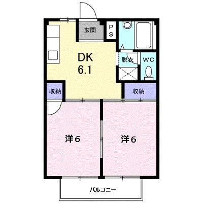 ニューライフコーポＩＴＯ 2B【管理NO：1-002462301-02020】 ★家具家電は申し込み後に搬入しますの外観画像
