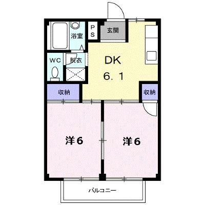 シティハイツ藤 2E【管理NO：1-001253901-02050】 ★家具家電は申し込み後に搬入します★の外観画像