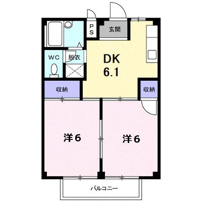 シティハイツポプラ 201【管理NO：1-001042701-02010】 ★家具家電は申し込み後に搬入します★の外観画像