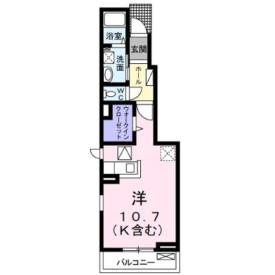 ヴィラ　ル　パン 105【管理NO：1-022812701-01040】 ★家具家電は申し込み後に搬入します★の外観画像