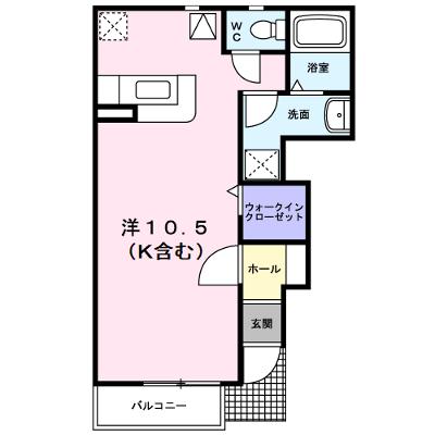 ヴェルサン　ヴィラ 102【管理NO：1-012740701-01020】 ★家具家電は申し込み後に搬入します★の外観画像