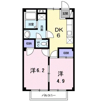 ファミールアイⅠ 102【管理NO：1-009595101-01020】 ★家具家電は申し込み後に搬入します★の外観画像
