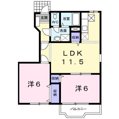 シャトーブランⅡ 101【管理NO：1-009497702-01010】 ★家具家電は申し込み後に搬入します★の外観画像