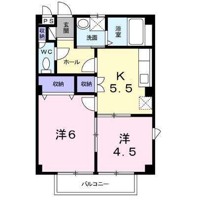 ラフォーレ大治田１ 201【管理NO：1-007026901-02010】 ★家具家電は申し込み後に搬入します★の外観画像