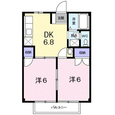フラワーニュータウン 202【管理NO：1-006873701-02020】 ★家具家電は申し込み後に搬入します★の外観画像