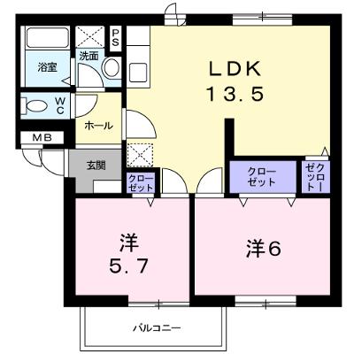 アドバンスＡ 202【管理NO：1-004793201-02020】の外観画像