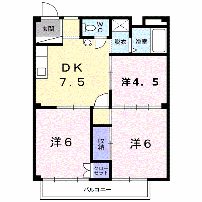 シティハイツ須藤 2B【管理NO：1-001469801-02020】 ★家具家電は申し込み後に搬入します★の外観画像