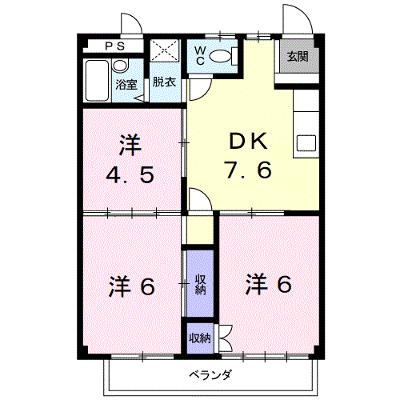 シティハイツ天の森 2A【管理NO：1-001057901-02010】 ★家具家電は申し込み後に搬入します★の外観画像