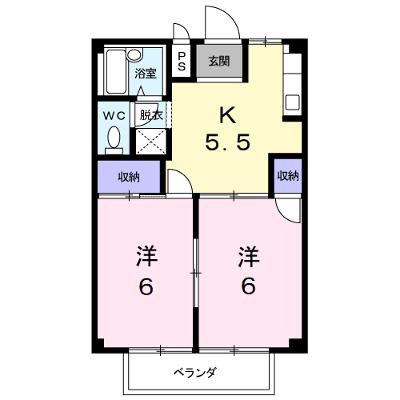 アーバンハイツＣ 2-A【管理NO：1-003321101-02010】 ★家具家電は申し込み後に搬入します★の外観画像