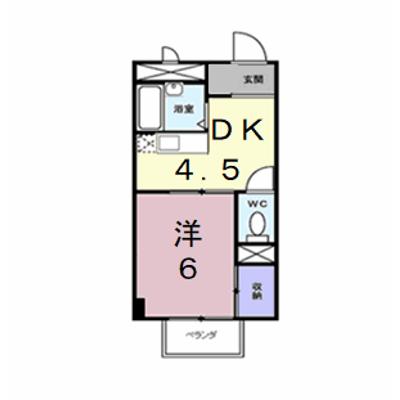 サクセスタウン岸岡　Ｂ 2-B【管理NO：1-099113501-02020】 ★家具家電は申し込み後に搬入しますの外観画像