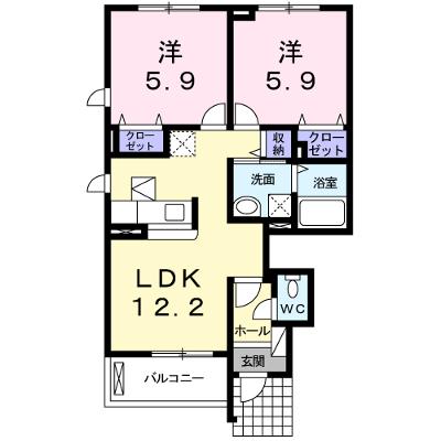 スリーピースＢ 101【管理NO：1-017334002-01010】の外観画像