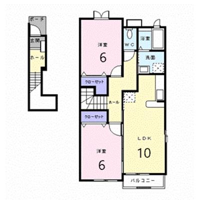 サンシャインヴィラⅡ 201【管理NO：1-014339701-02010】 ★家具家電は申し込み後に搬入しますの外観画像