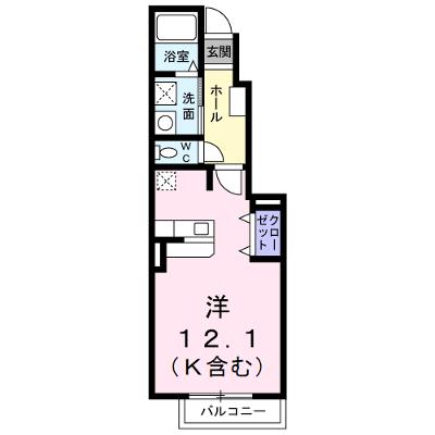ヒラソル住山Ⅱ 102【管理NO：1-013865202-01020】 ★家具家電は申し込み後に搬入しますの外観画像