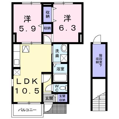 カーサ　ミーア 101【管理NO：1-013858201-01010】 ★家具家電は申し込み後に搬入しますの外観画像