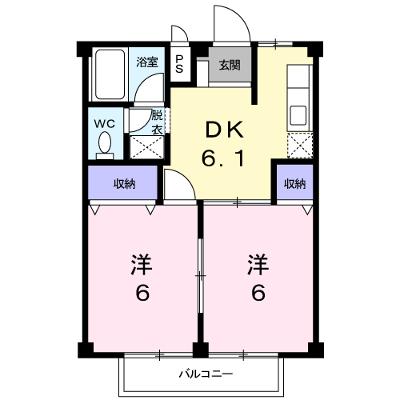 リバーサイドビラⅡ 102【管理NO：1-004310302-01020】 ★家具家電は申し込み後に搬入しますの外観画像
