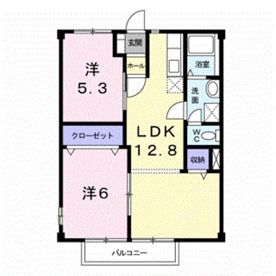 ポワソンボワールＢ 2E【管理NO：1-003828302-02050】 ★家具家電は申し込み後に搬入します★の外観画像