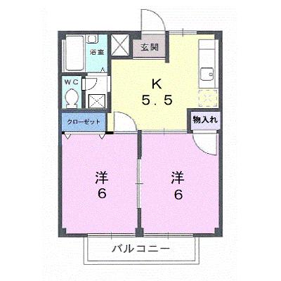 マイウェイ 2-C【管理NO：1-001565201-02030】 ★家具家電は申し込み後に搬入しますの外観画像