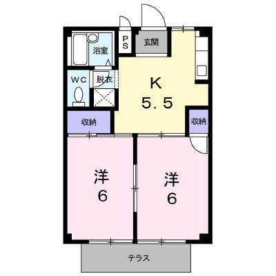 シティハイツ香洋 1-A【管理NO：1-001054201-01010】 ★家具家電は申し込み後に搬入します 2026年08月中旬入居可能の外観画像