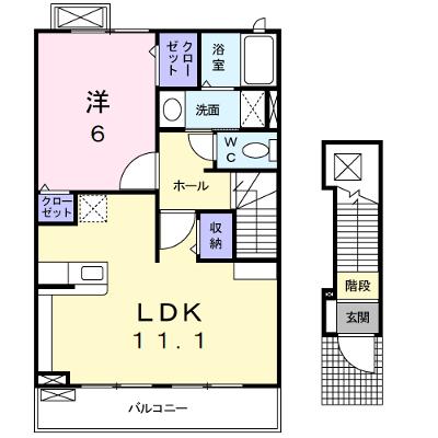 クレマチス　Ｃ棟 202【管理NO：1-017282203-02020】 ★家具家電は申し込み後に搬入します★の外観画像