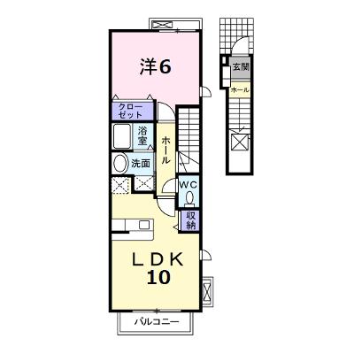 ラ・タンテ 201【管理NO：1-013758301-02010】 ★家具家電は申し込み後に搬入します★ ★2026年09月上旬入居可能★の外観画像
