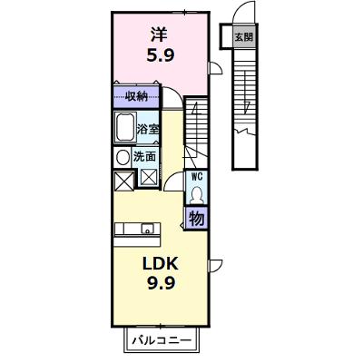 プティ・シャトー　Ｂ棟 201【管理NO：1-013622102-02010】 ★家具家電は申し込み後に搬入します 2026年08月中旬入居可能の外観画像