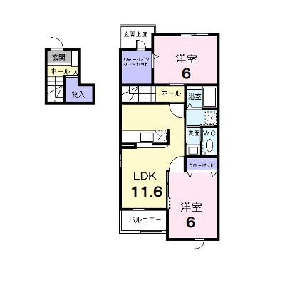 オビー・ロードⅡ 201【管理NO：1-012990901-02010】 ★家具家電は申し込み後に搬入しますの外観画像