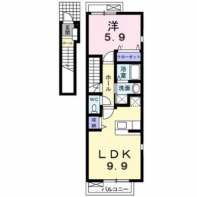 バーミィＫ　Ａ棟 201【管理NO：1-012710401-02010】 ★家具家電は申し込み後に搬入します 2026年07月中旬入居可能の外観画像