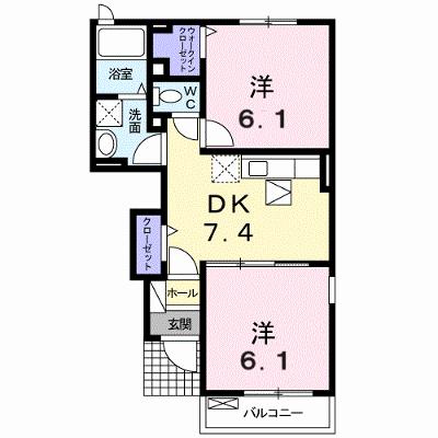 フォーリーフⅡ 103【管理NO：1-016163902-01030】 ★家具家電は申し込み後に搬入します 2026年07月上旬入居可能の外観画像